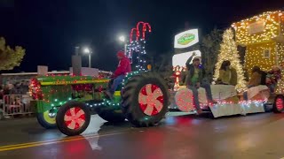 Calistoga Lighted Tractor Parade [upl. by Ainoek811]