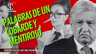 🛑PALABRAS DE UN COBARDE Y MENTIROSO🛑 con SoyComunicólogo [upl. by Airlee]