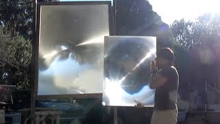 Fresnel Lens Solar magnifying glass for optical scorcher [upl. by Asselam637]