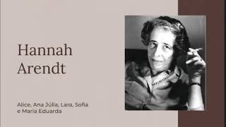 Hannah Arendt [upl. by Ekralc]