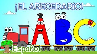 El abecedario 3  El tren del abecedario  Rima Infantil [upl. by Dinan]