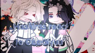 ఌ︎HASHIRAS REACT TO OBAGIYUU ➪  »2X«  » Gacha Nebula ´«  DS  KNY ´ ꨄ︎ [upl. by Llovera416]