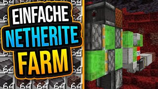 NETHERITE quotFARMquot BAUEN Tutorial ✨ Minecraft 121 ✨ ErikOnHisPeriod [upl. by Alida]