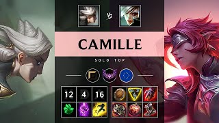 Camille Top vs Riven Unstoppable  EUW Master Patch 1421 [upl. by Townie]