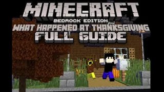 Minecraft What Happened at Thanksgiving  FULL GUIDE True Ending [upl. by Trevlac212]