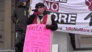 Elder Taz Bouchier  Rally for Chief Spence [upl. by Enenaj]