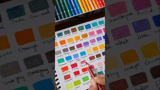 Brustro colored pencils review  shortsviral unboxing artsupplies colorpencil [upl. by Filide]