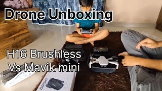 H16 Brushless drone l Drone Unboxing [upl. by Odinevneib]