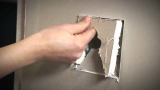 Bunnings DIY Hints and Tips  Fixing A Hole In The Wall [upl. by Aniz]