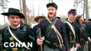 Conan Becomes A Civil War Reenactor  CONAN on TBS [upl. by Paterson790]