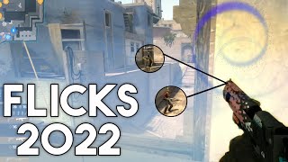 FAST REACTIVE CSGO PRO FLICK SHOTS OF 2022 [upl. by Mervin527]