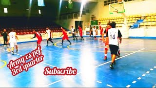 basketball match army vs pof 3rd quarter sports game [upl. by Nasus915]