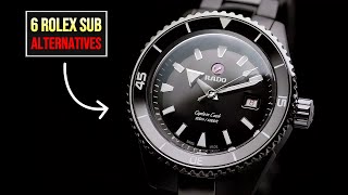 6 Watches CHEAPER amp BETTER Than The Rolex Submariner [upl. by Robinson]