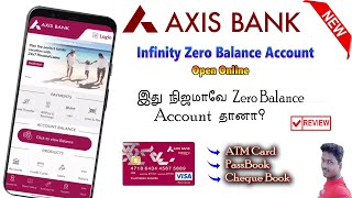 Axis Bank Digital Zero Balance Account open full review in Tamil Tech and Technics [upl. by Aillicirp]