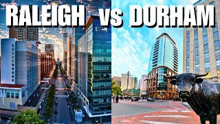 Raleigh vs Durham  The Differences Between Raleigh and Durham North Carolina  Raleigh NC Suburbs [upl. by Coy75]