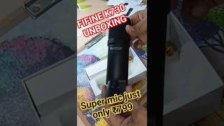 Best condenser mic fifine k730 unboxing short trending today unboxing fifine fifinemicrophone [upl. by Nylcaj]