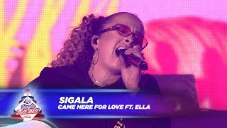 Sigala  ‘Came Here For Love’ FT Ella  Live At Capital’s Jingle Bell Ball 2017 [upl. by Terris]