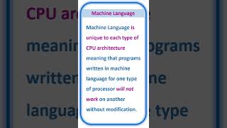 What is Machine Language  Class 11  Saritas Teachdesk [upl. by Notyarb]