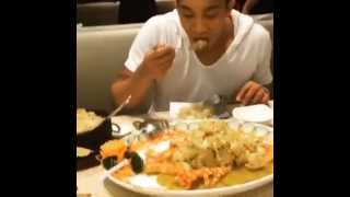 JayJay Helterbrand wacky face for his birthday dinner gift from his wife RR Enriquez [upl. by Cedell]