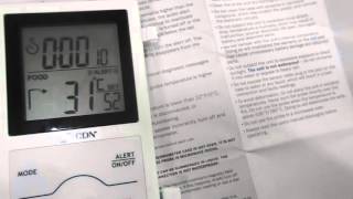 DualSensing Probe ThermometerTimer CDN Brand model DSP1 [upl. by Ebanreb925]