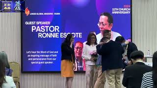 Introduction for the Guest Speaker Pastor Ronnie Escote [upl. by Auqinehs]