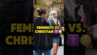 😳🤷🏼‍♀️ FEMINISTS ROAST CHRISTIAN [upl. by Ysak972]