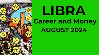 Libra OMG This Rarely Happens In A Reading Its Beyond Great 💰 August 2024 CAREER amp MONEY Tarot [upl. by Wooster50]