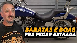 Cabem no seu bolso 10 motos BARATAS para trabalhar e PEGAR ESTRADA [upl. by Naharba]