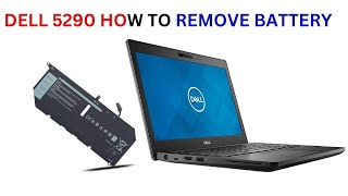 Dell 5290 i5 8Th How To Remove Battery [upl. by Htir]