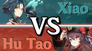 Hu Tao VS Xiao [upl. by Bluefield]