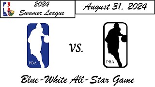 PBA White vs PBA Blue AllStar Game  2024 PBA by AampT Sports Inc Summer League [upl. by Seraphine168]