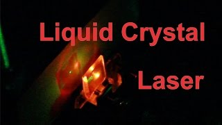 Cholesteric Liquid Crystal Laser in Action [upl. by Sylado505]