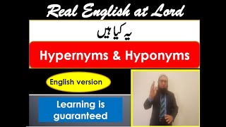 What are Hypernyms and Hyponyms [upl. by Punak]