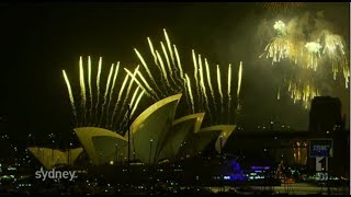 2014 Sydney New Years Eve Fireworks with Music [upl. by Hourigan493]