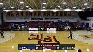 Flagler Womens Basketball vs Southern Wesleyan 12122023 [upl. by Elletsirhc368]