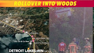 Rollover Into Woods At Detroit Lakes [upl. by Florie793]