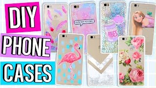 10 DIY PHONE CASE ideas Using ONE case Marble Holo Tumblr amp more [upl. by Keiryt]