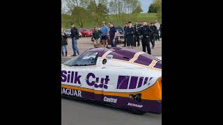 The 1988 Le Mans winning Jaguar XJR9 roaring into life at the British Motor Museum jaguar lemans [upl. by Adnalahs]