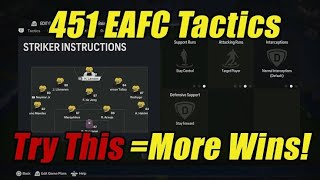 BEST 451 CUSTOM TACTICS EA FC 24 [upl. by Yort]