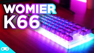 Full RGB Keyboard  Womier K66 from Banggoodcom [upl. by Nnylecoj973]