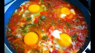 TOMATADA CON HUEVOS ESTRELLADOS fácil y deliciosos ¡en tan solo pocos minutos [upl. by Eirolav]