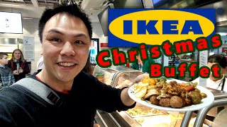 IKEA Christmas Buffet  Julbord A Christmas Table full of Swedish Foods [upl. by Teerell]