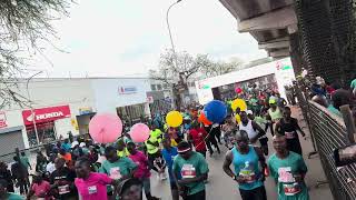 Nairobi City Marathon 42 km Start [upl. by Kalie]