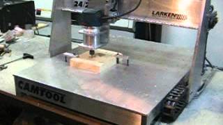 Camtool 2424  Larken CNC router running Starcam USB controller and Viper DC servos [upl. by Henarat928]