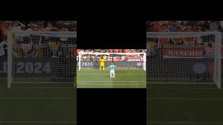 Haland vs Onana Penalty shoot football penalty youtubeshorts youtube shortsfeed viralshorts [upl. by Strickman949]