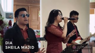 Dia  Sheila Majid live cover RJ Harmony Wedding Tenggarong [upl. by Arutak]