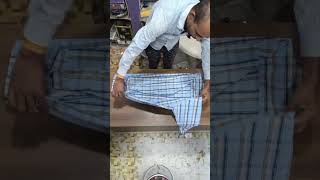 How to Fold shirt  Shirt ko fold kese kare  Shirt folding trickshorts youtubeshorts shortsindia [upl. by Airual590]