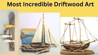 The Most Incredible Driftwood Art  Home Decoration Ideas [upl. by Eniarda]