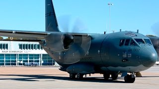 C 27J Spartan visit to RAAF Edinburgh [upl. by Amalie]