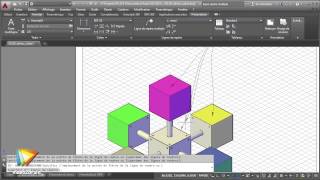 Tutoriel AutoCAD 2015  Se servir de la ligne de repère multiple  video2braincom [upl. by Edalb]